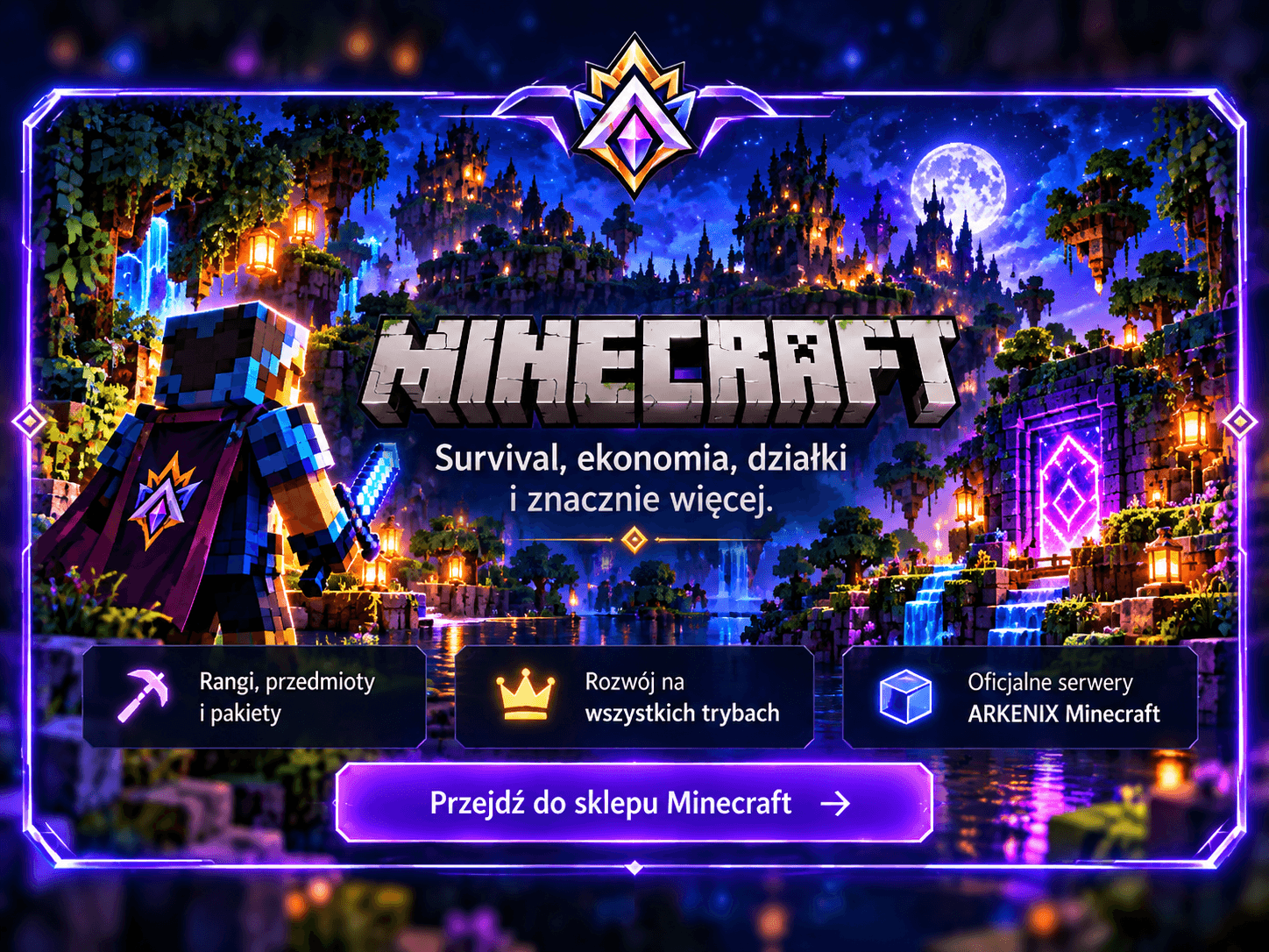 Przejdź do sklepu Minecraft
